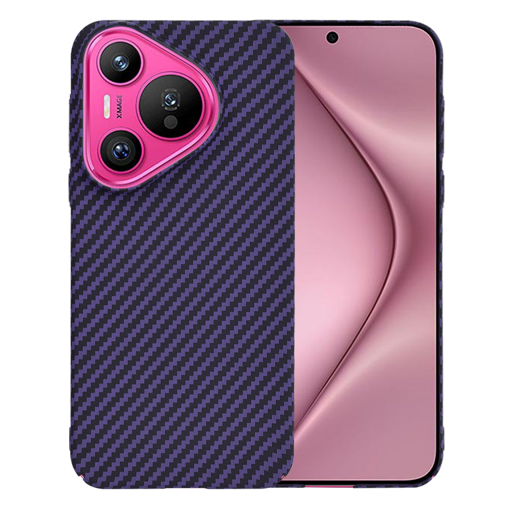 Funda para Huawei Pura 70, Techsuit, Carbonite FiberShell, Morado