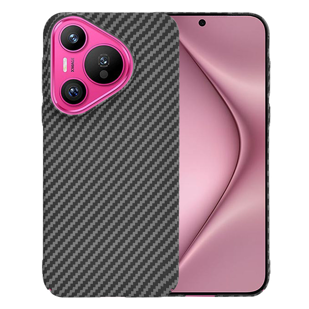 Funda para Huawei Pura 70, Techsuit, Carbonite FiberShell, Negra