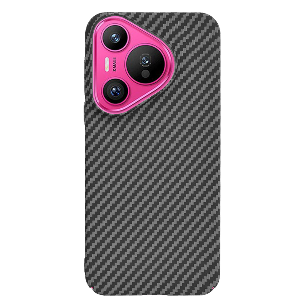 Funda para Huawei Pura 70, Techsuit, Carbonite FiberShell, Negra