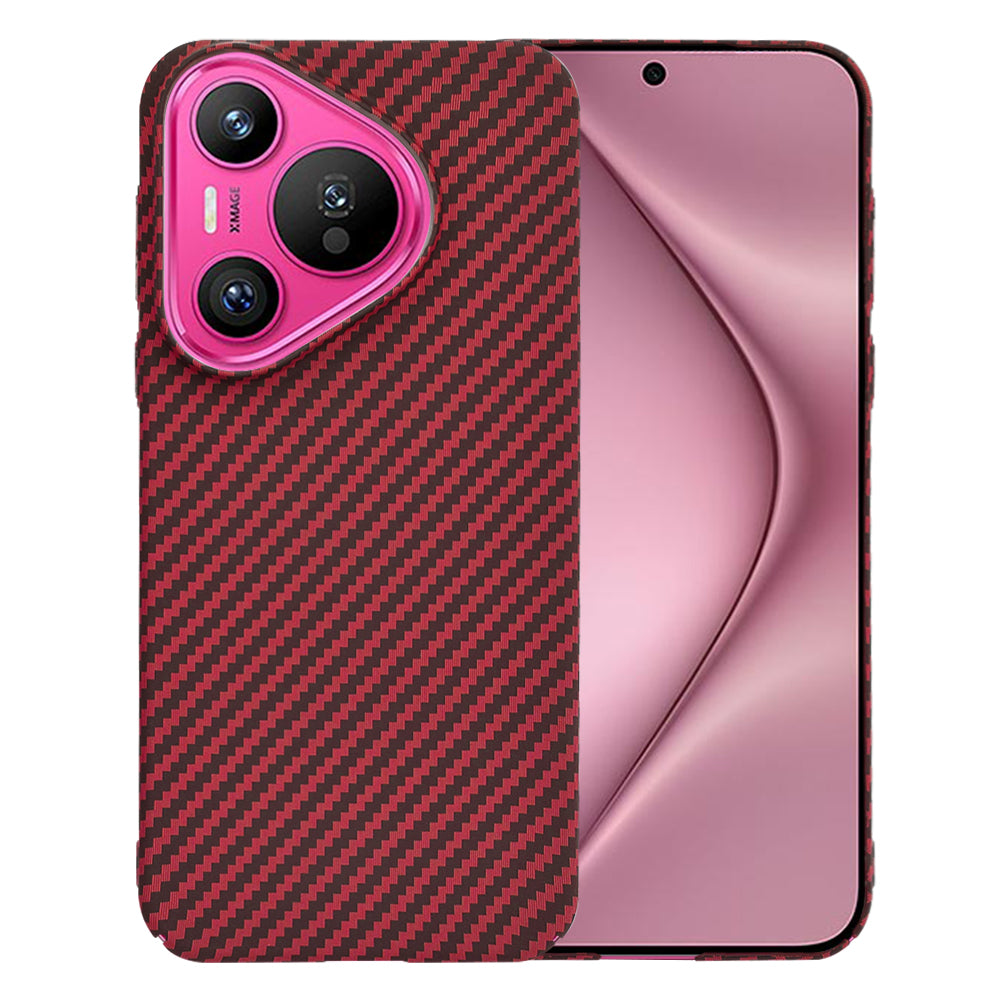 Funda para Huawei Pura 70, Techsuit, Carbonite FiberShell, Roja