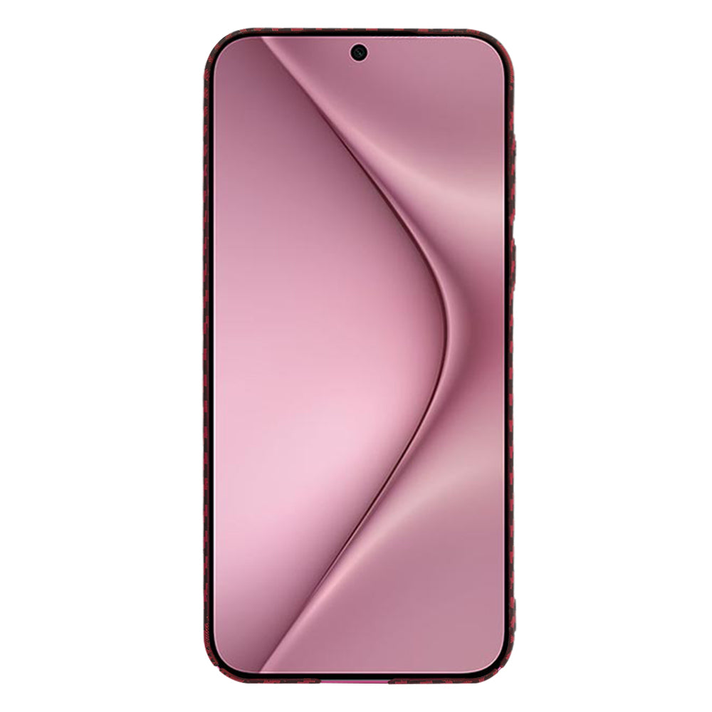 Funda para Huawei Pura 70, Techsuit, Carbonite FiberShell, Roja