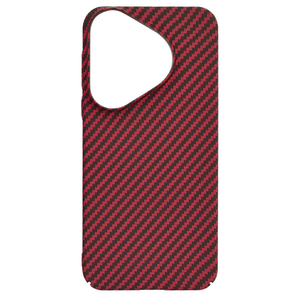 Funda para Huawei Pura 70, Techsuit, Carbonite FiberShell, Roja