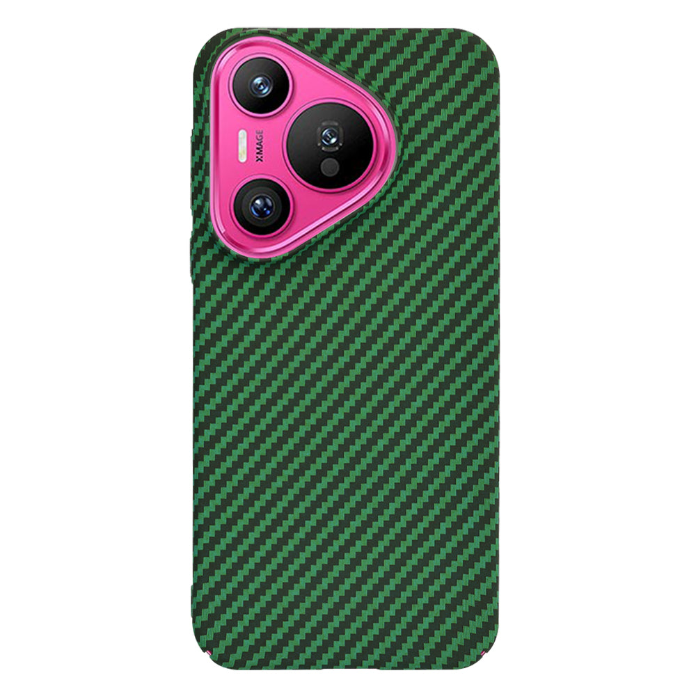 Funda para Huawei Pura 70, Techsuit, Carbonite FiberShell, Verde