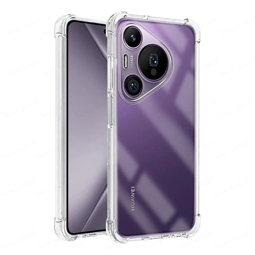 Funda para Huawei Pura 70, Techsuit, Antigolpes Transparente, Transparente