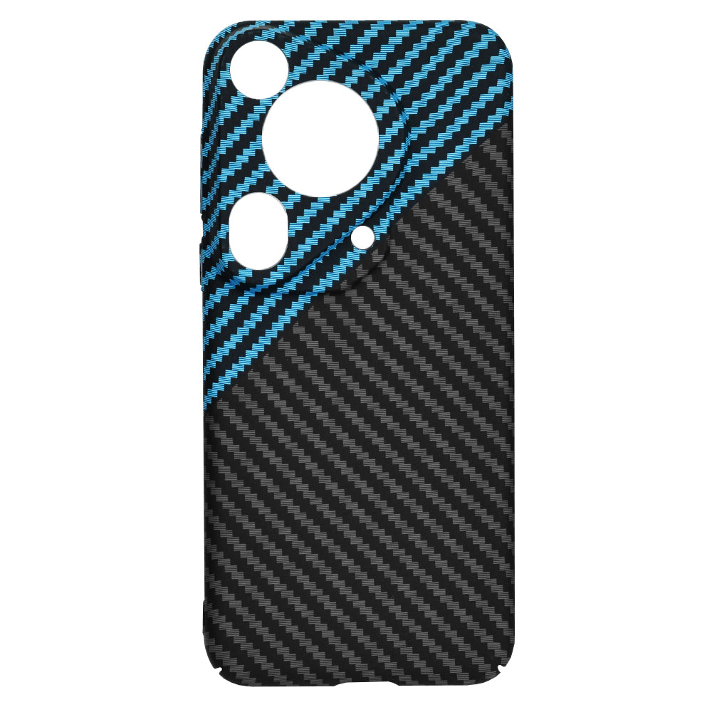 Funda para Huawei Pura 70 Ultra, Techsuit, Carbonite FiberShell, Negra Bleu