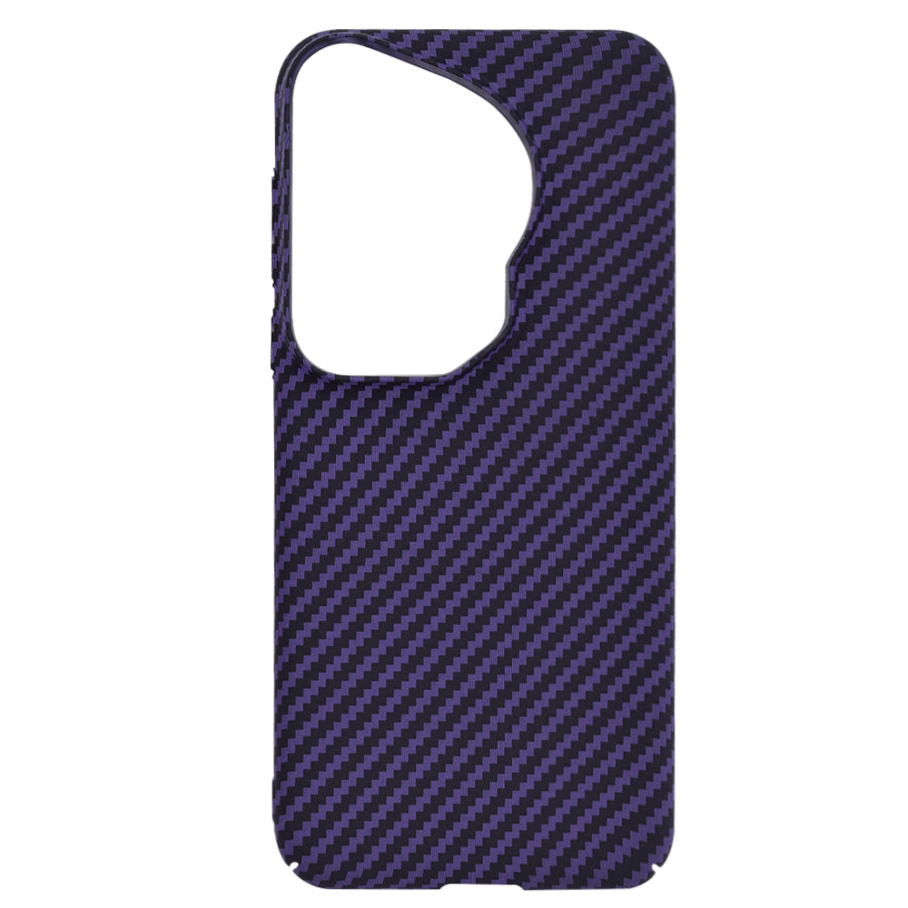 Funda para Huawei Pura 70 Ultra, Techsuit, Carbonite FiberShell, Morado