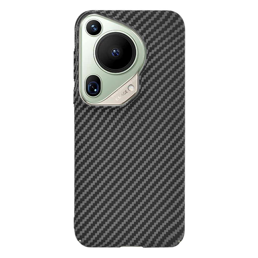 Funda para Huawei Pura 70 Ultra, Techsuit, Carbonite FiberShell, Negra