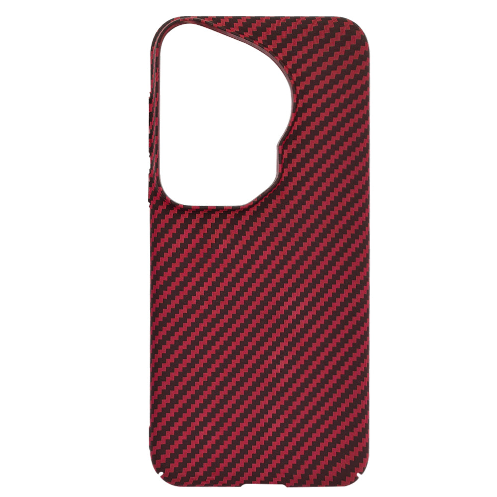 Funda para Huawei Pura 70 Ultra, Techsuit, Carbonite FiberShell, Roja