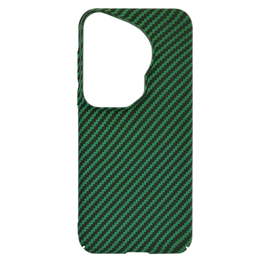 Funda para Huawei Pura 70 Ultra, Techsuit, Carbonite FiberShell, Verde