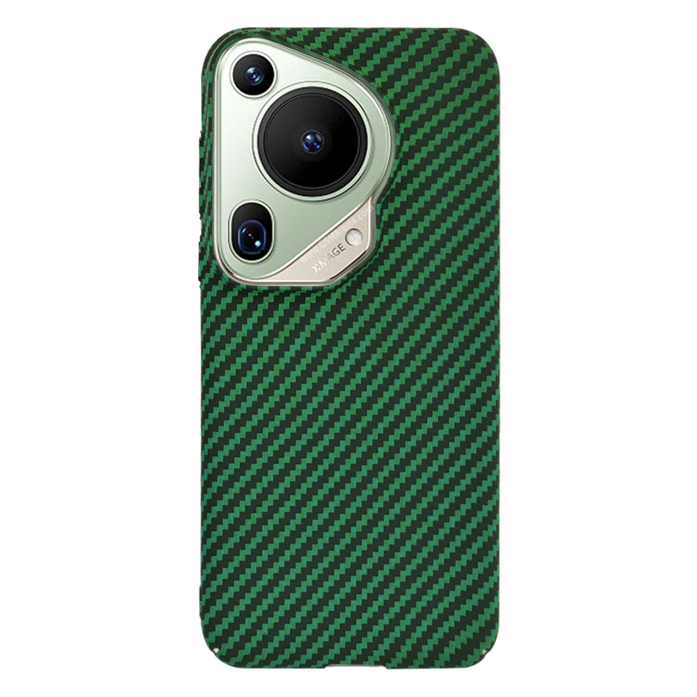 Funda para Huawei Pura 70 Ultra, Techsuit, Carbonite FiberShell, Verde