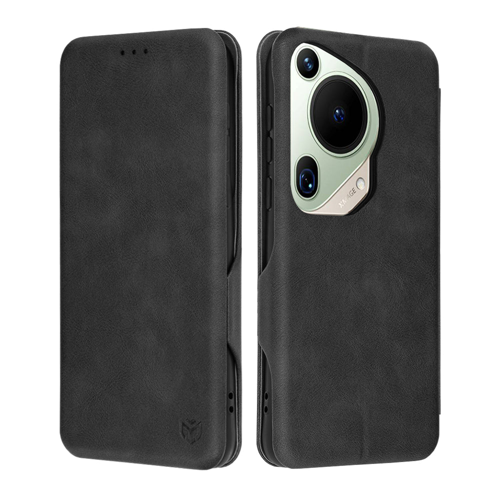 Funda para Huawei Pura 70 Ultra, Techsuit, Safe Wallet Plus, Negra