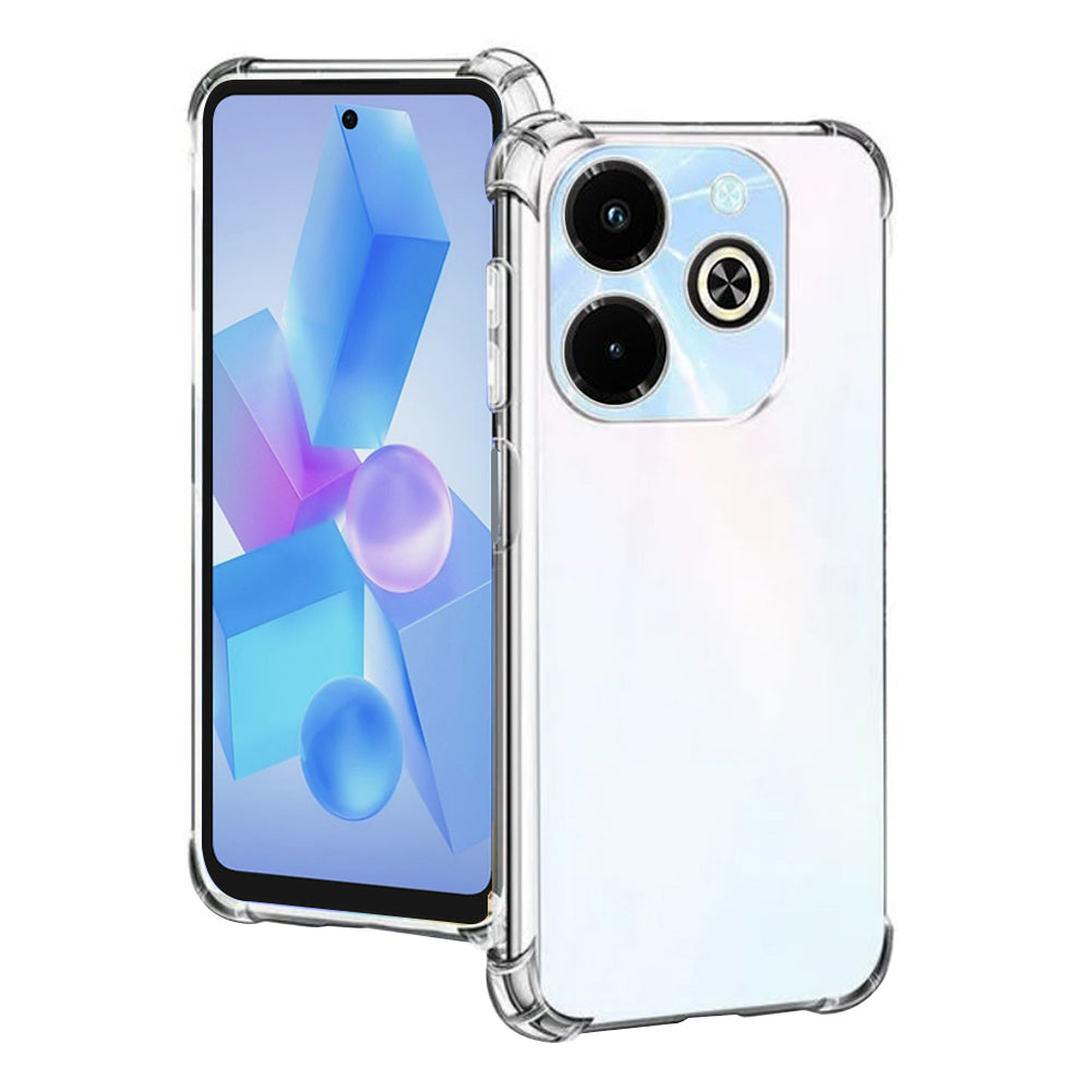 Funda para Infinix Hot 40i, Techsuit, Antigolpes Transparente, Transparente