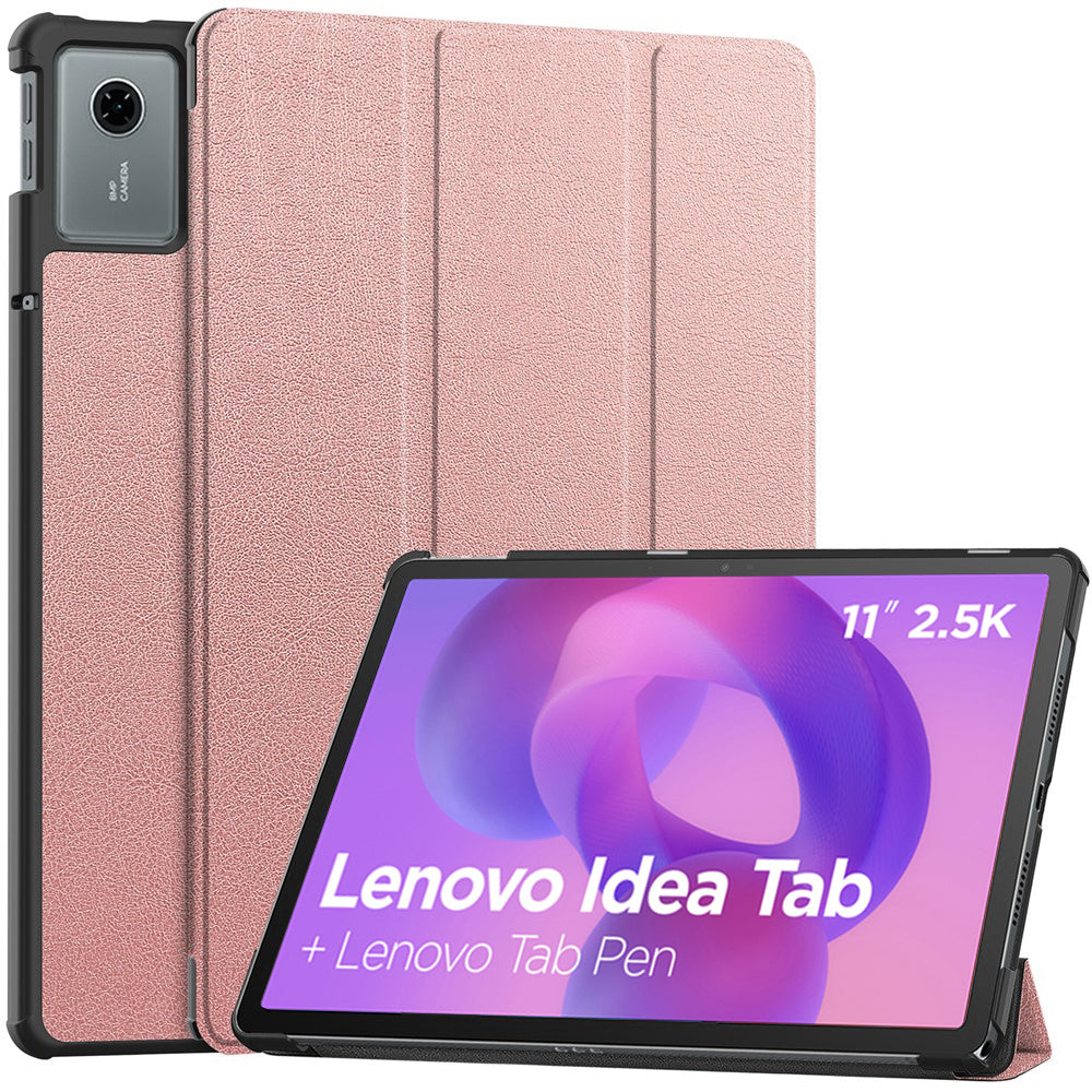 Funda para Lenovo Idea Tab 11, Techsuit, FoldPro, Rosa Dorado