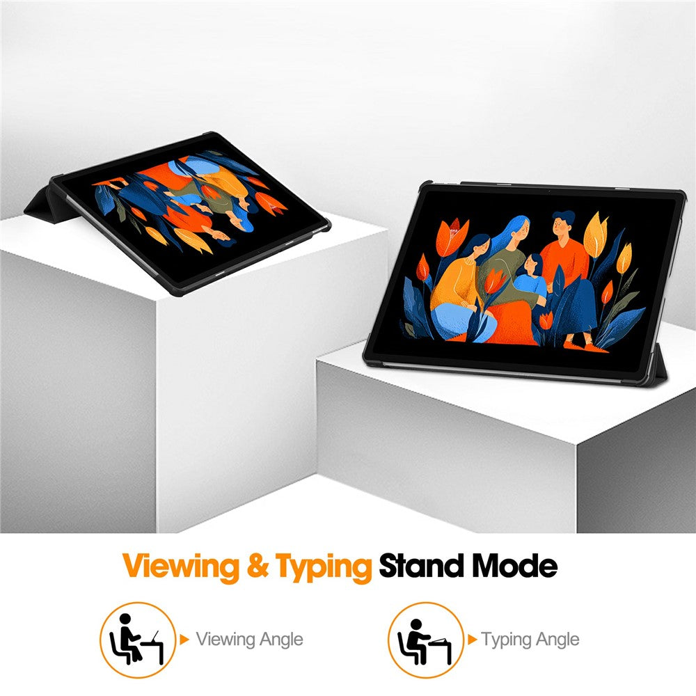 Funda para Lenovo Idea Tab Plus, Techsuit, FoldPro, Negra