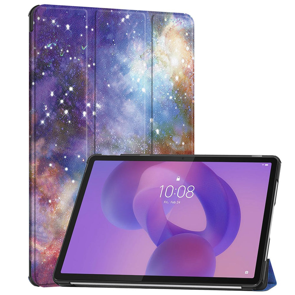 Case for Lenovo Idea Tab Pro, Techsuit, FoldPro Galaxy, Multicolor