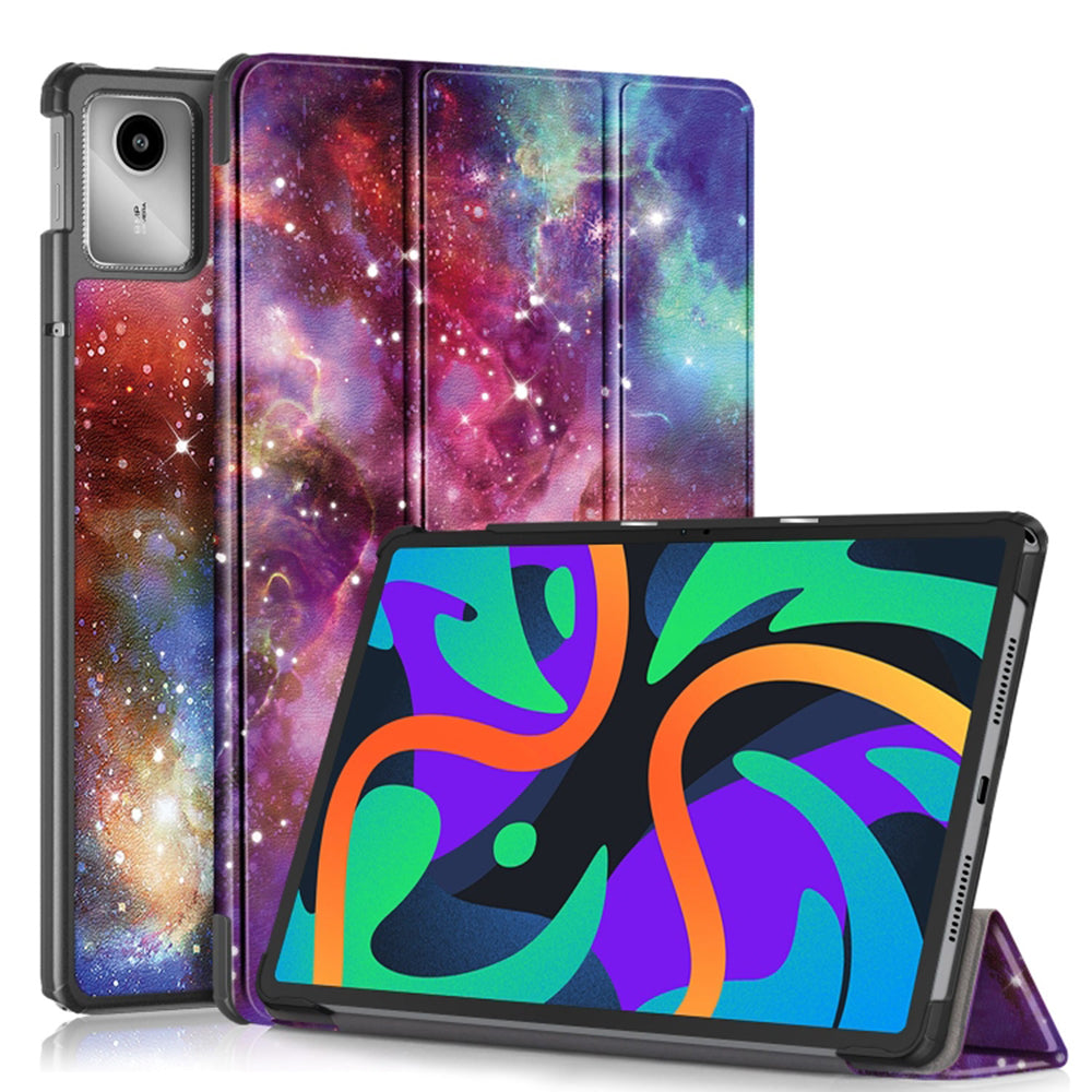 Funda para Lenovo Tab M11, Techsuit, FoldPro Galaxy, Multicolor