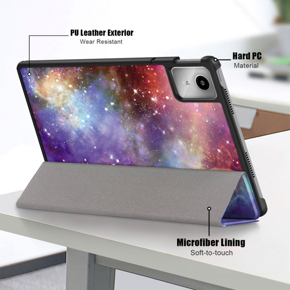 Funda para Lenovo Tab M11, Techsuit, FoldPro Galaxy, Multicolor