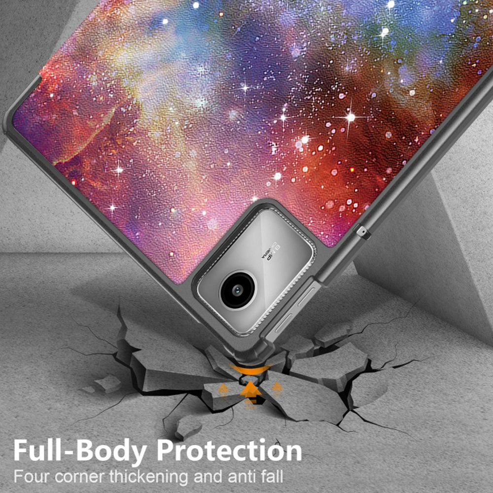 Funda para Lenovo Tab M11, Techsuit, FoldPro Galaxy, Multicolor