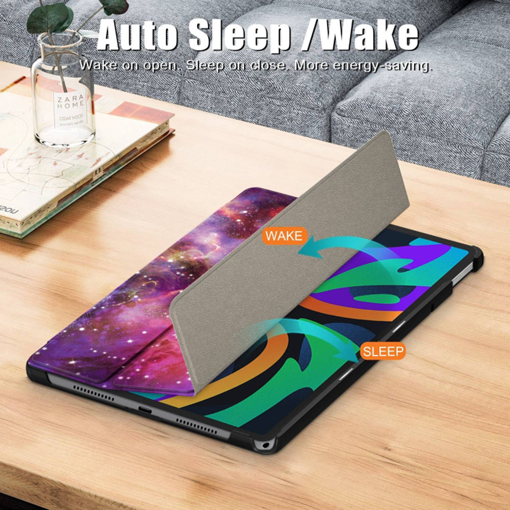 Funda para Lenovo Tab M11, Techsuit, FoldPro Galaxy, Multicolor