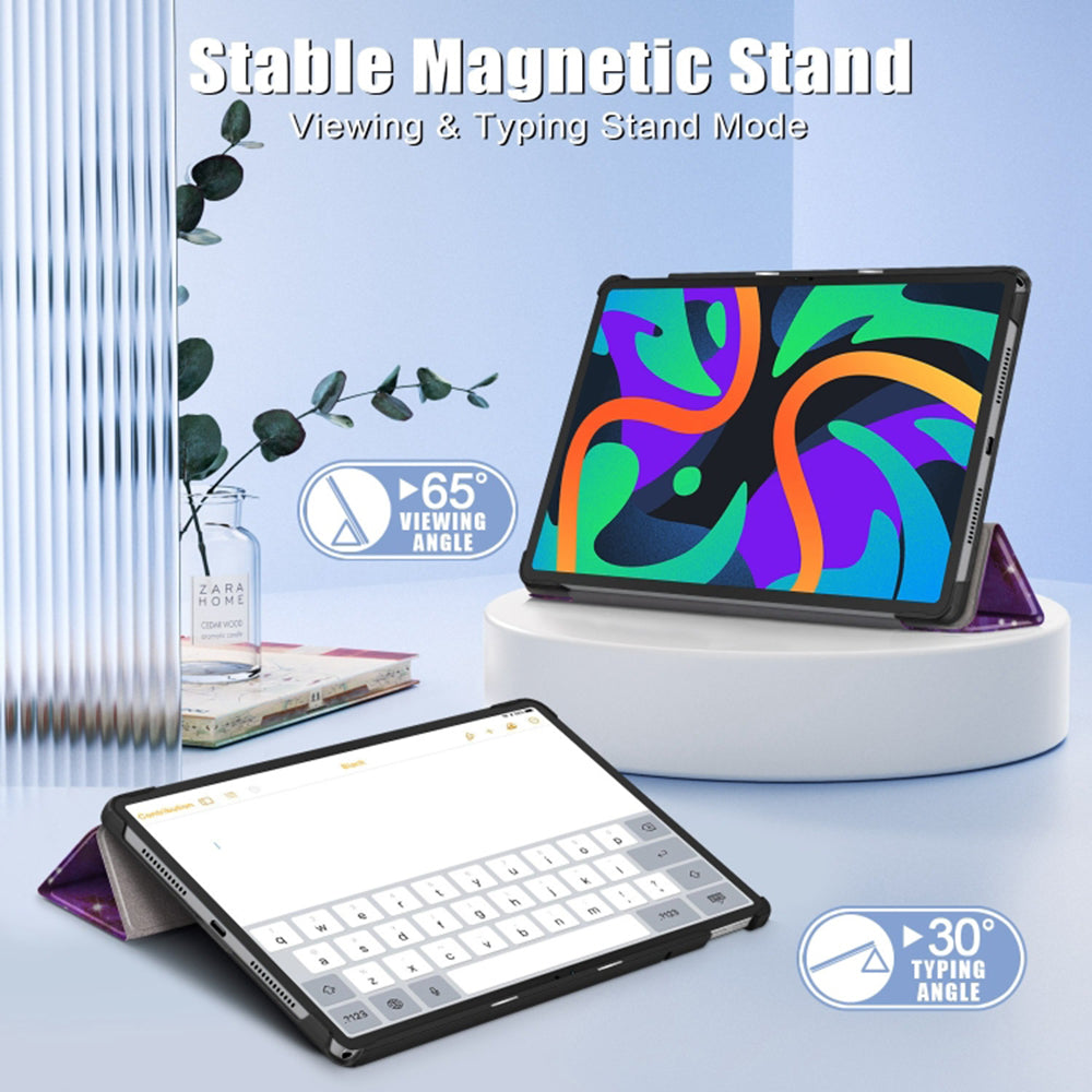 Funda para Lenovo Tab M11, Techsuit, FoldPro Galaxy, Multicolor