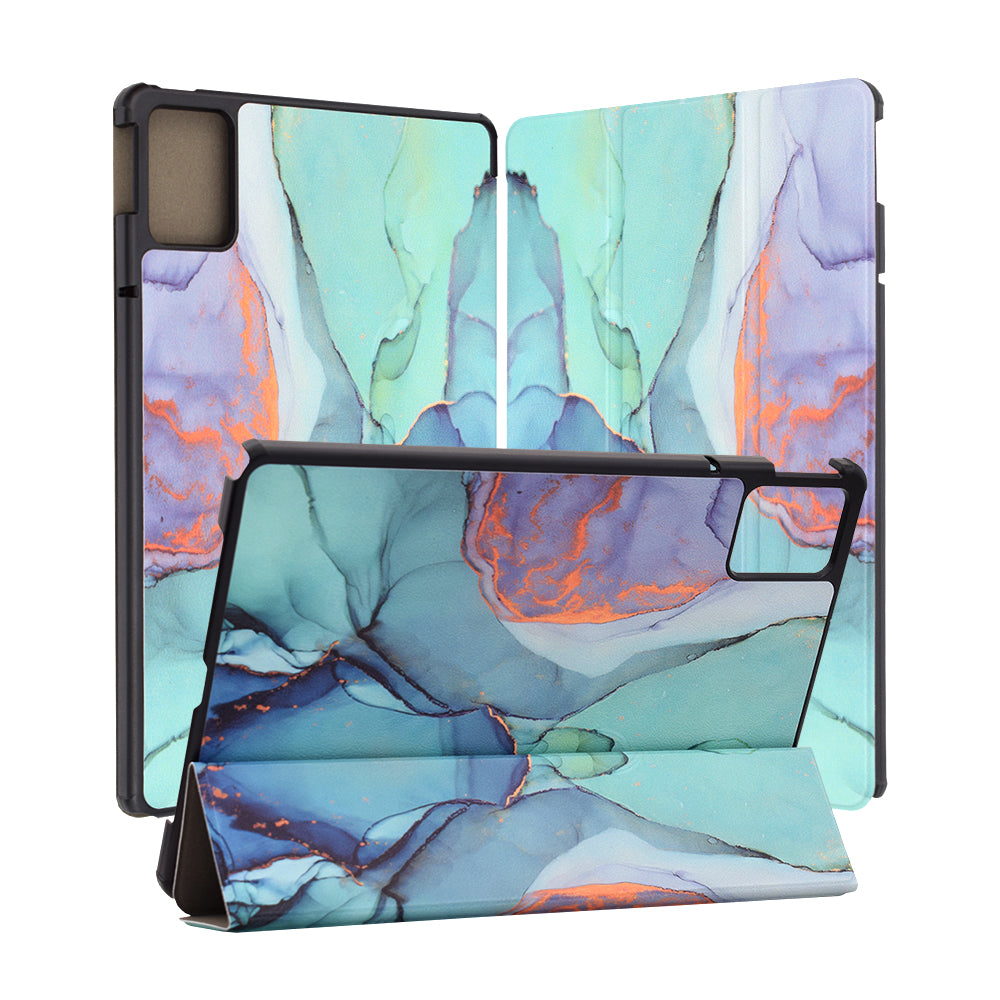 Funda para Lenovo Tab M11, Techsuit, FoldPro Green Time, Multicolor