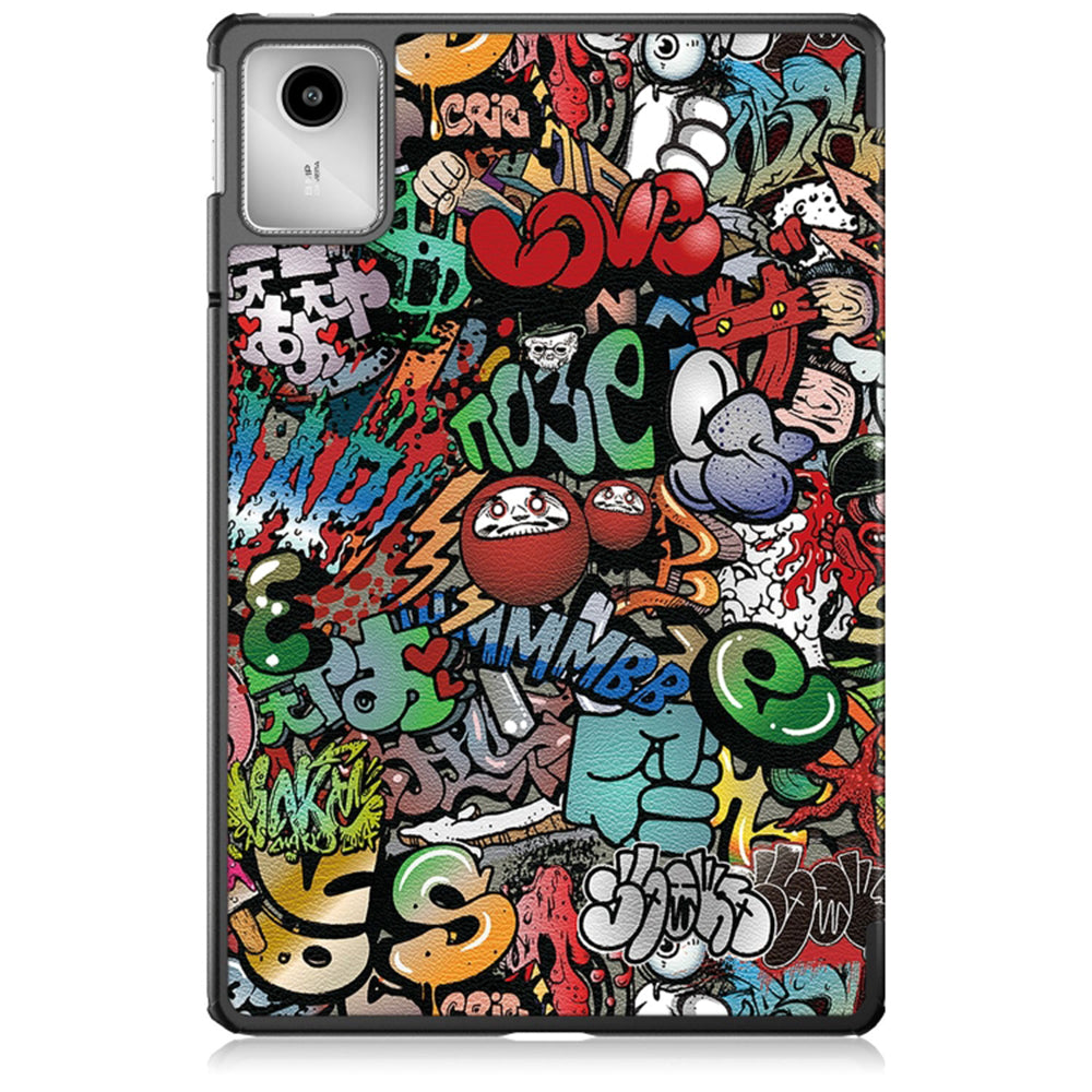 Funda para Lenovo Tab M11, Techsuit, FoldPro Urban Vibe, Multicolor