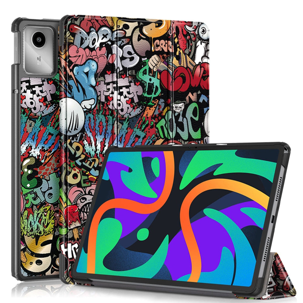 Funda para Lenovo Tab M11, Techsuit, FoldPro Urban Vibe, Multicolor