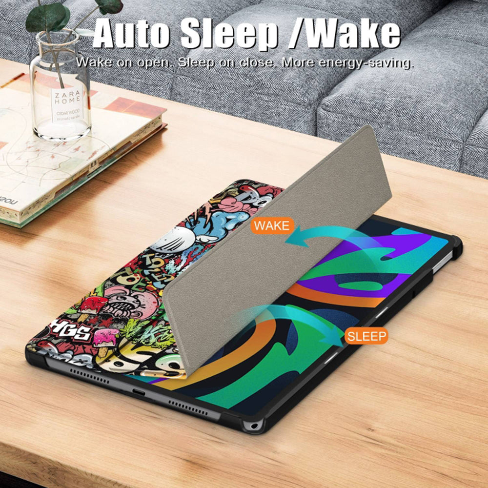Funda para Lenovo Tab M11, Techsuit, FoldPro Urban Vibe, Multicolor