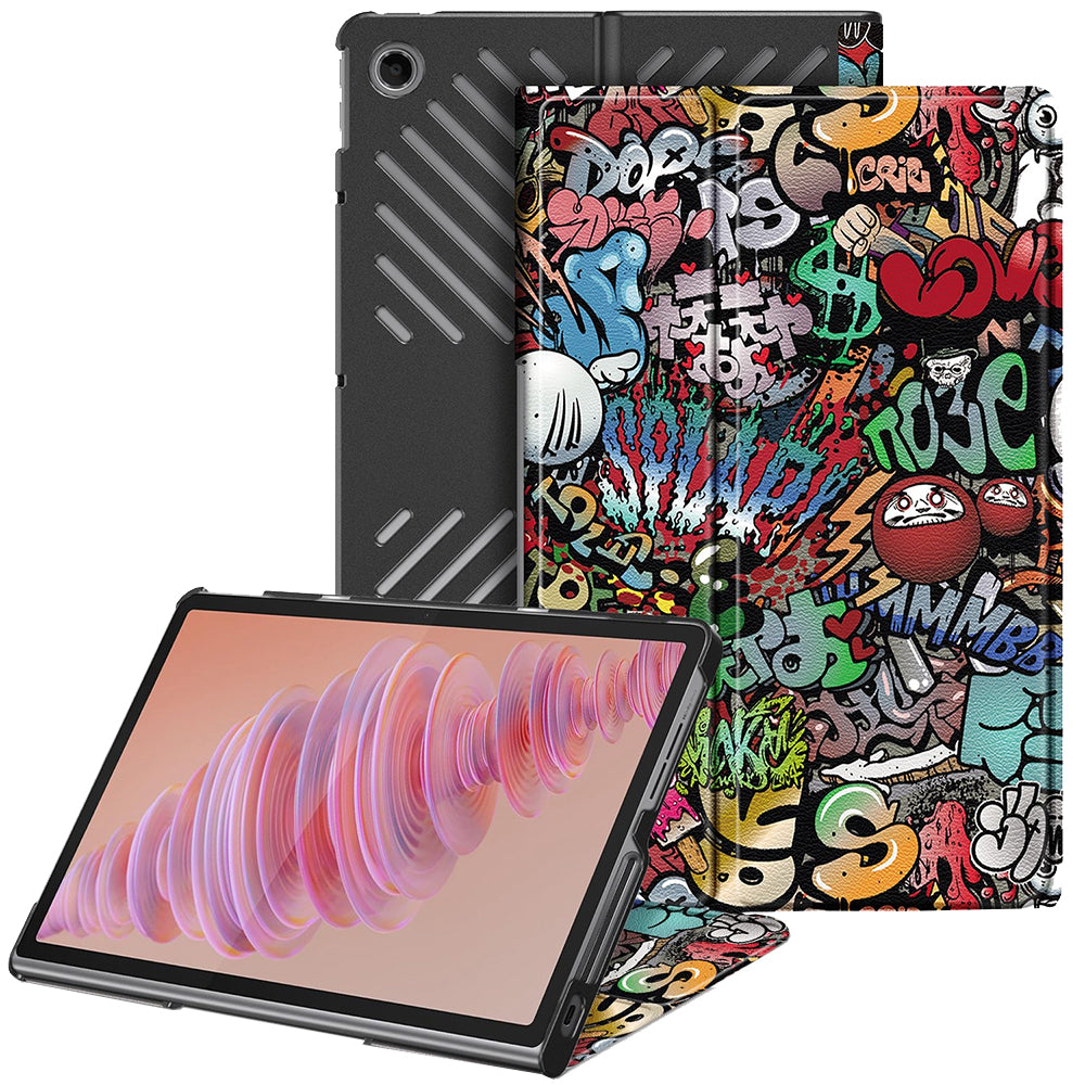 Funda para Lenovo Tab Plus 11.5 pulgadas, Techsuit, FoldPro Urban Vibe, Multicolor