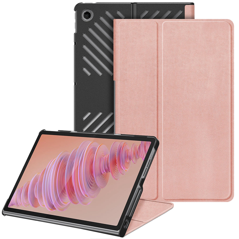Funda para Lenovo Tab Plus, Techsuit, FoldPro, Rosa