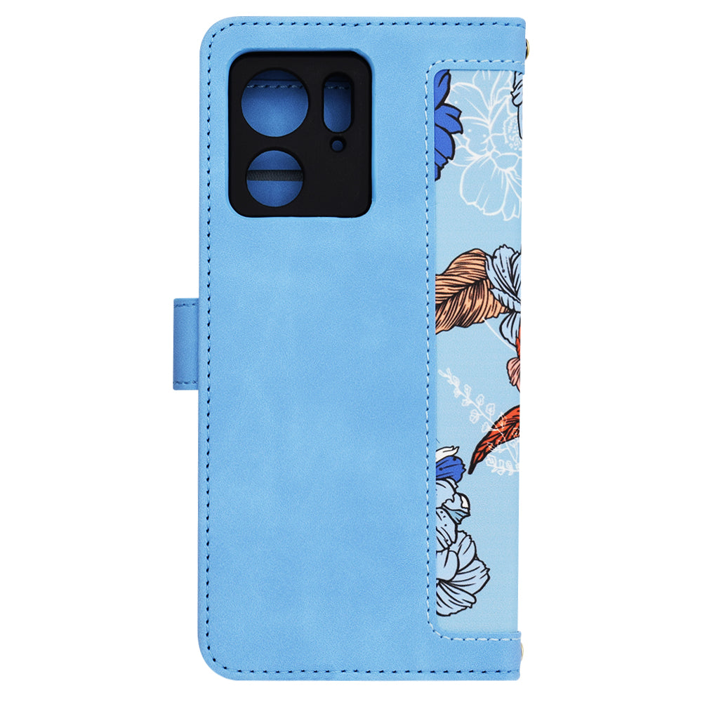 Funda para Motorola Edge (2023) / Edge 40, Techsuit, FlipCraft, Azul