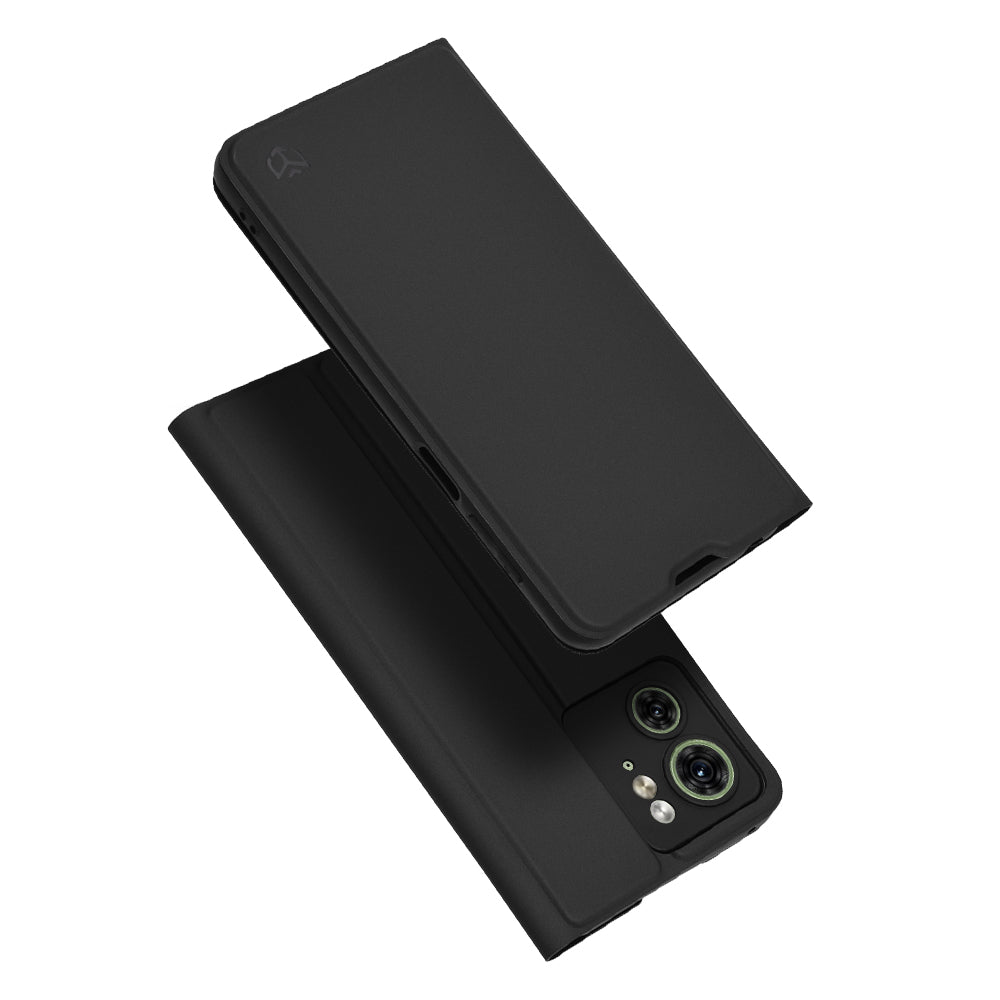Funda para Motorola Edge (2023) / Edge 40, Techsuit, Magskin Book, Negra