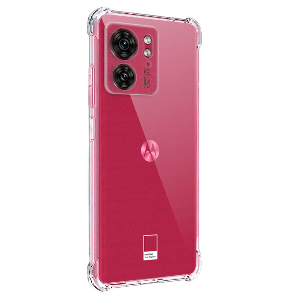 Funda para Motorola Edge (2023) / Edge 40, Techsuit, Transparente a prueba de golpes