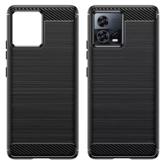 Funda para Motorola Edge 30 Fusion, Techsuit, Carbono, Negra