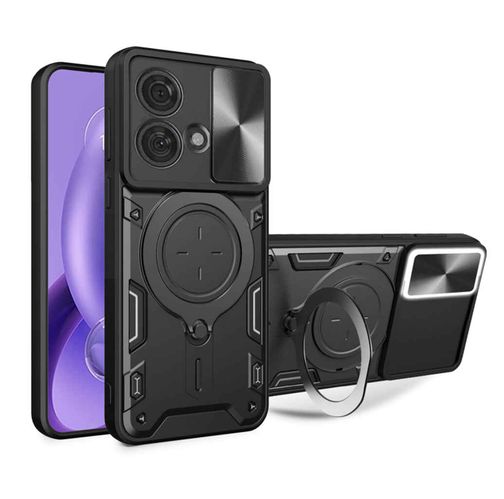 Funda para Motorola Edge 40 Neo, Techsuit, CamGuard Pro, Negra