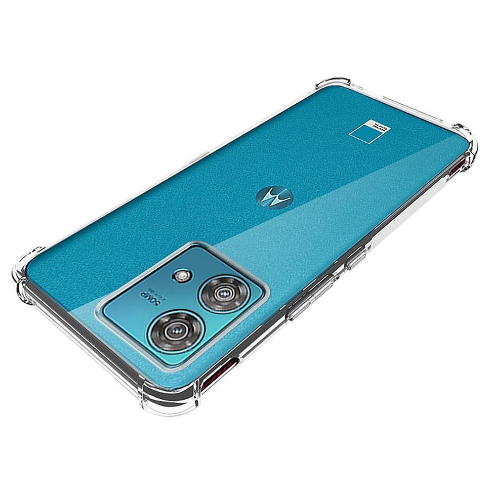 Funda para Motorola Edge 40 Neo, Techsuit, Antichoque Transparente, Transparente
