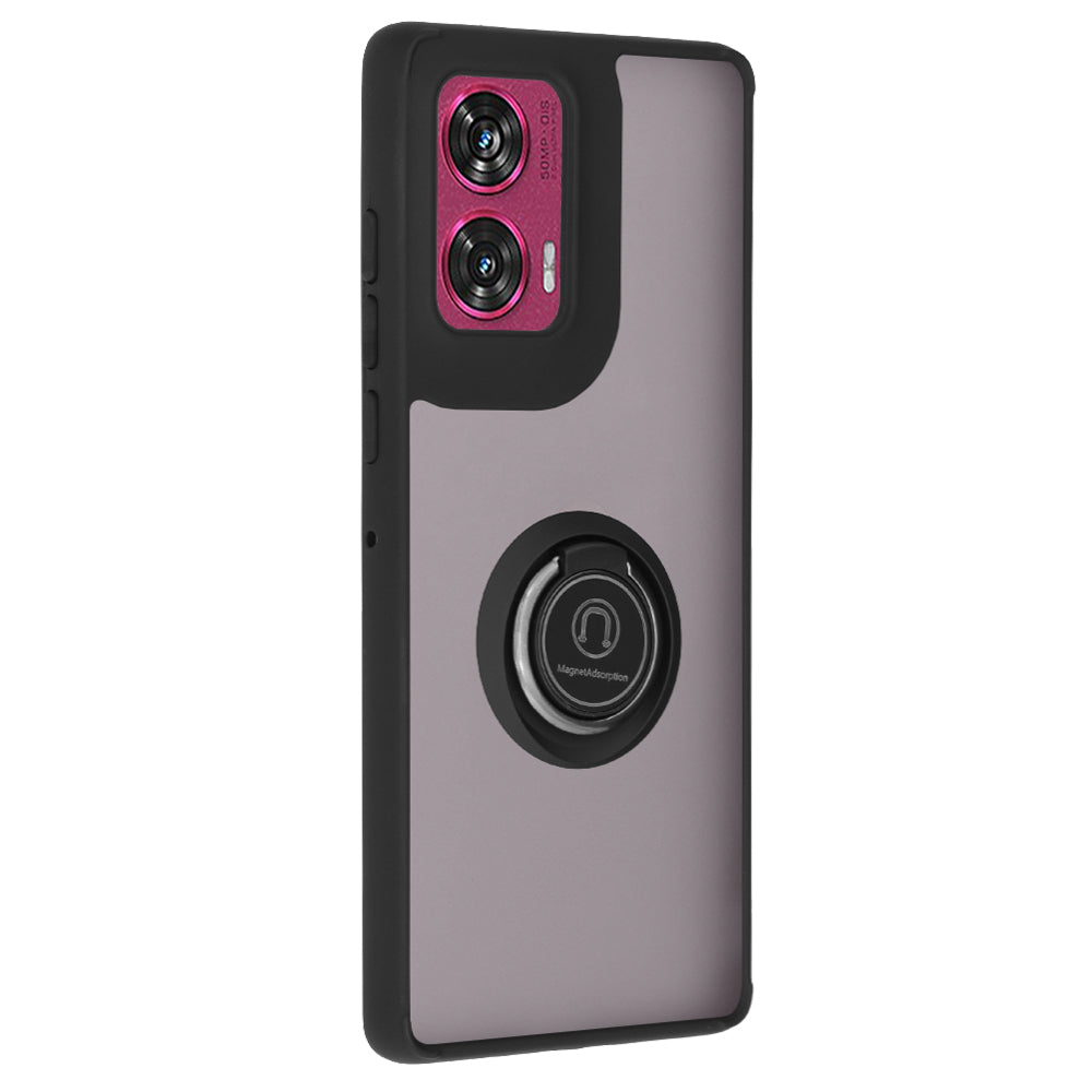 Funda para Motorola Edge 50 Fusion, Techsuit, Glinth, Negra