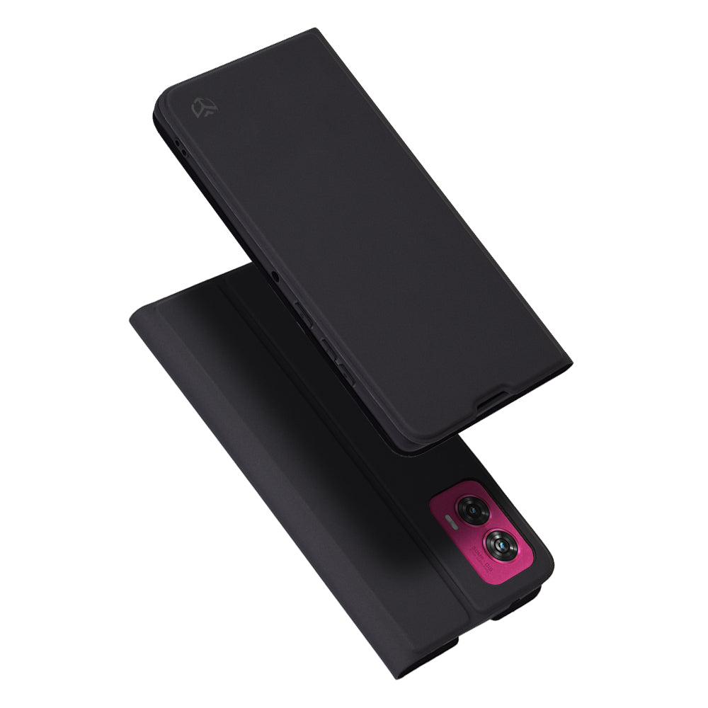 Funda para Motorola Edge 50 Fusion, Techsuit, Magskin Book, Negra