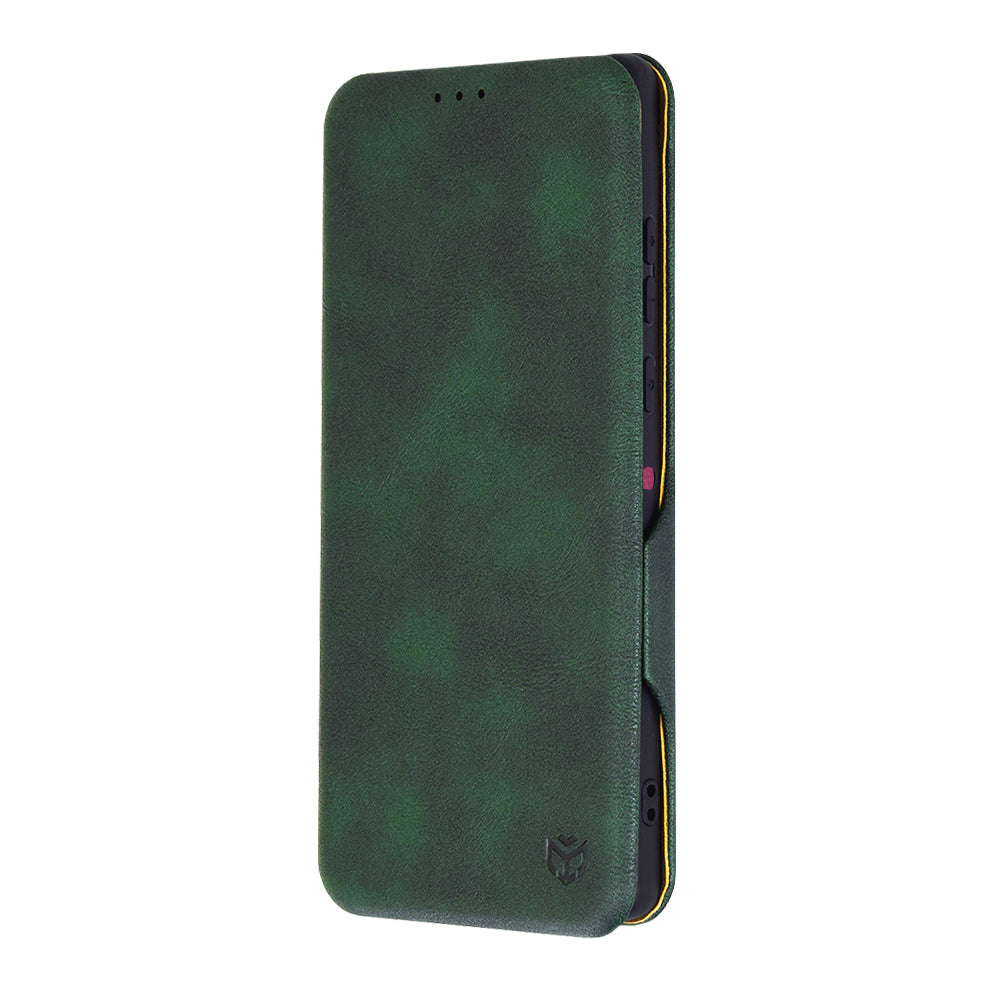 Funda para Motorola Edge 50 Fusion, Techsuit, Safe Wallet Plus, Verde