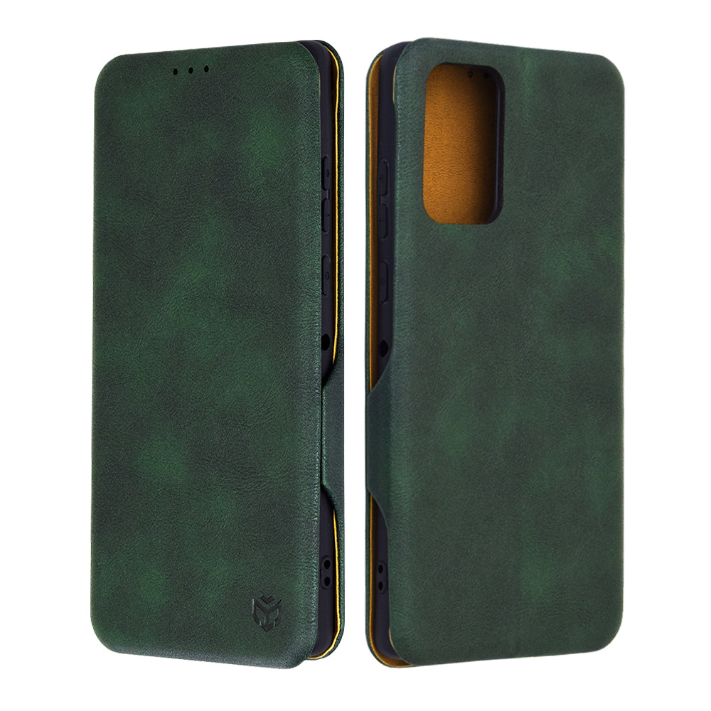 Funda para Motorola Edge 50 Fusion, Techsuit, Safe Wallet Plus, Verde