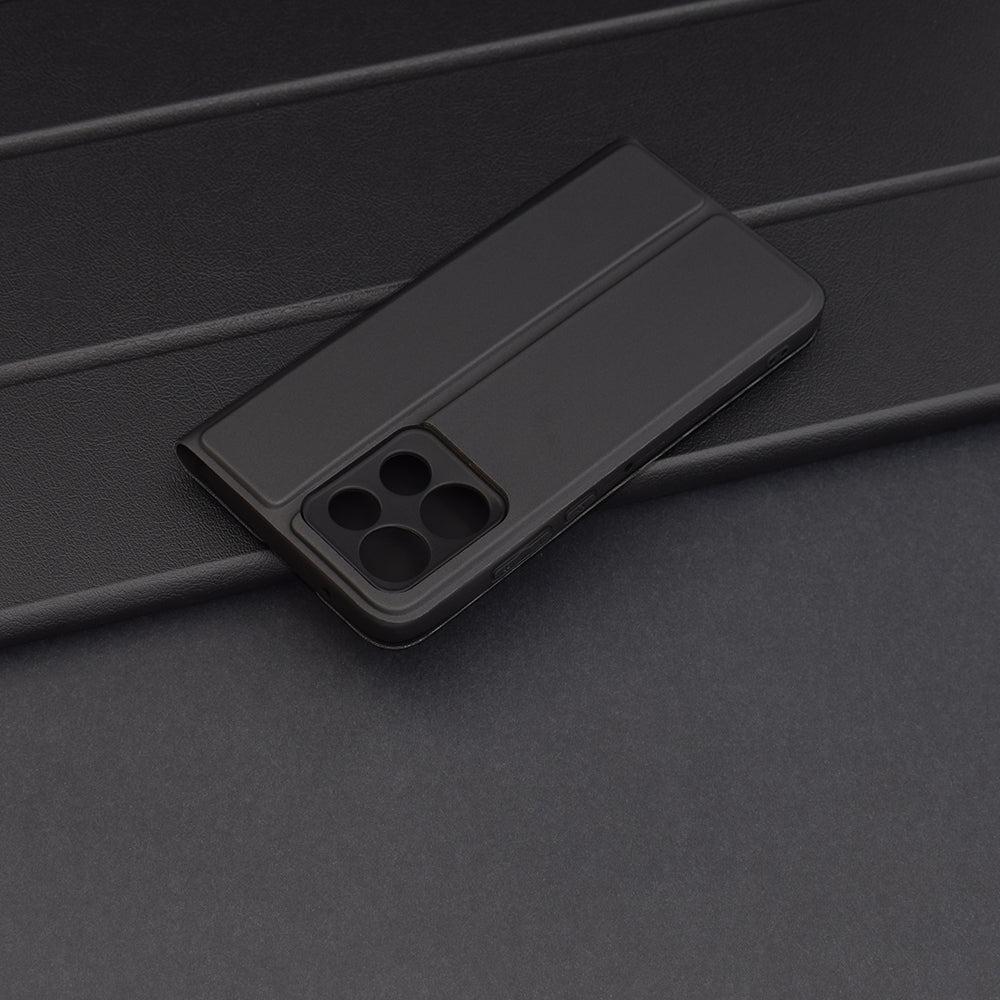Funda para Motorola Edge 50 Neo, Techsuit, Magskin Book, Negra