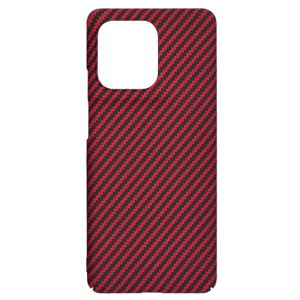 Funda para Motorola Edge 50 Pro, Techsuit, Carbonite FiberShell, Roja