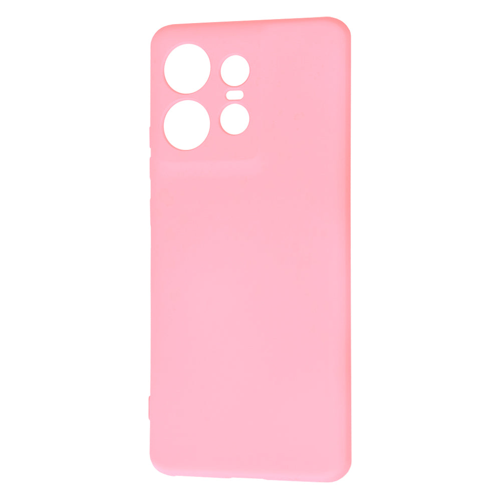 Funda para Motorola Edge 50 Pro, Techsuit, SoftFlex, Rosa Claro
