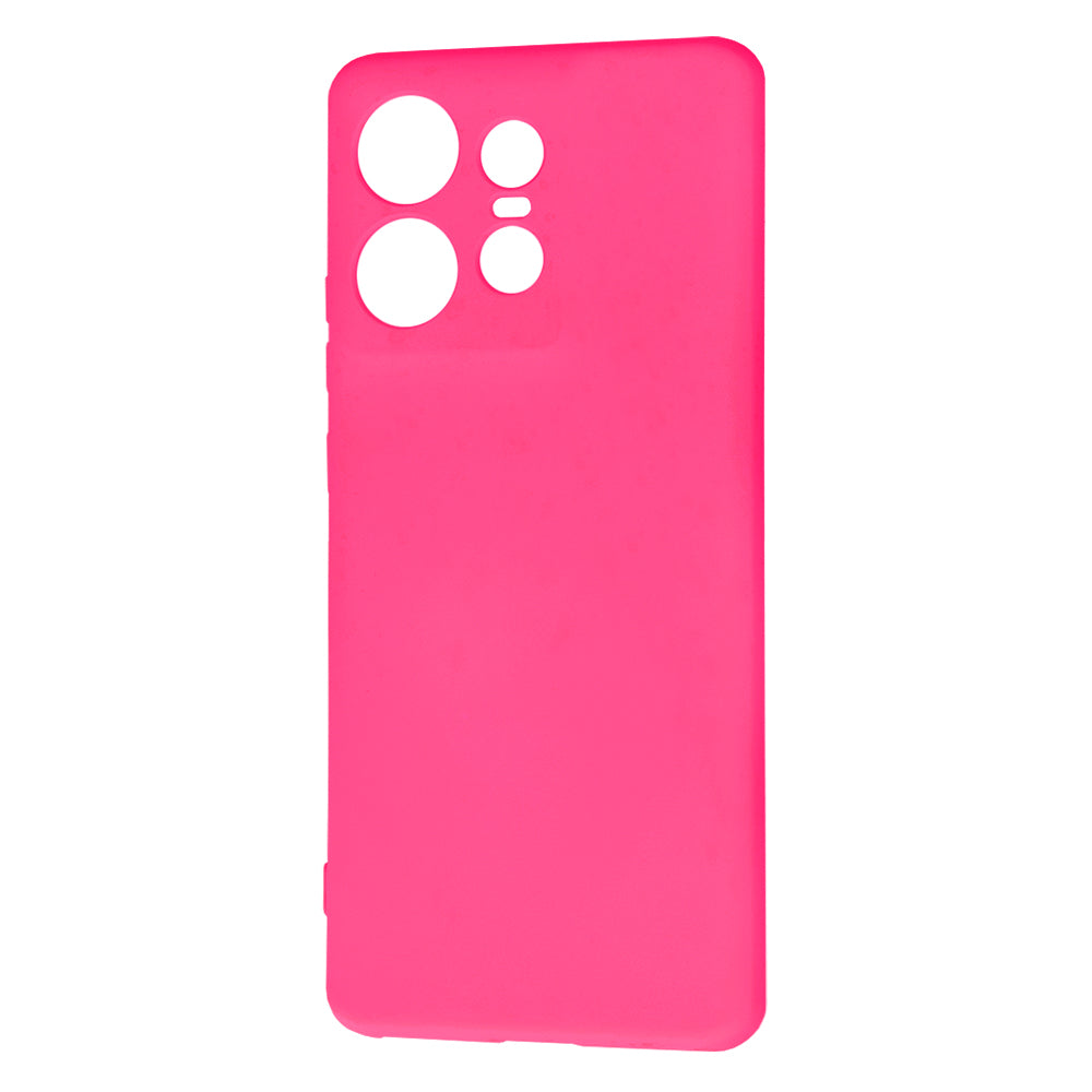 Funda para Motorola Edge 50 Pro, Techsuit, SoftFlex, Rosa Oscuro