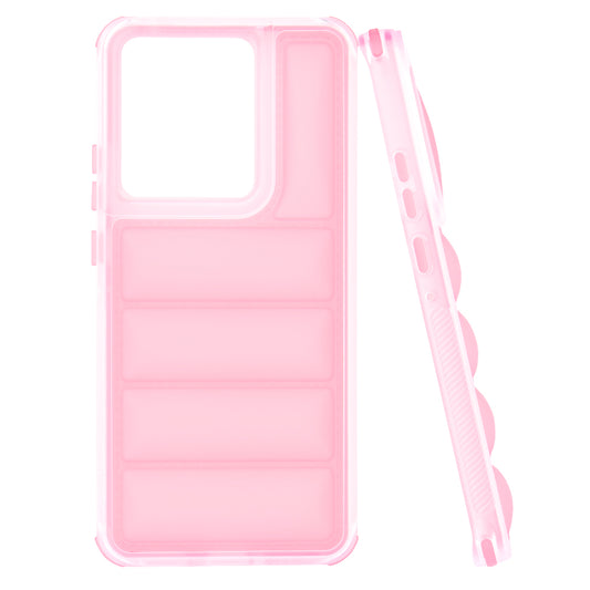 Funda para Motorola Edge 50 Pro, Techsuit, Wave Shield, Rosa