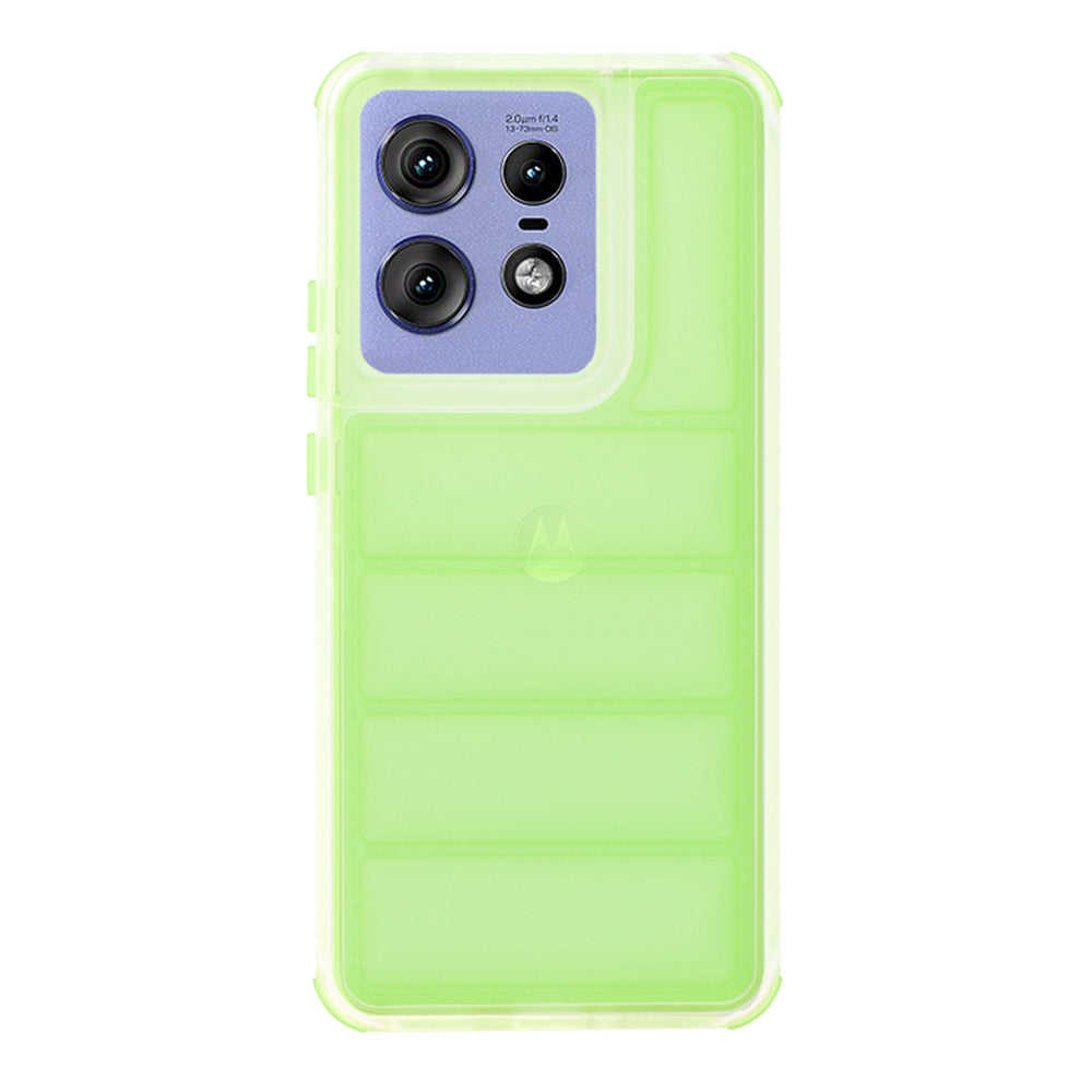 Funda para Motorola Edge 50 Pro, Techsuit, Wave Shield, Verde