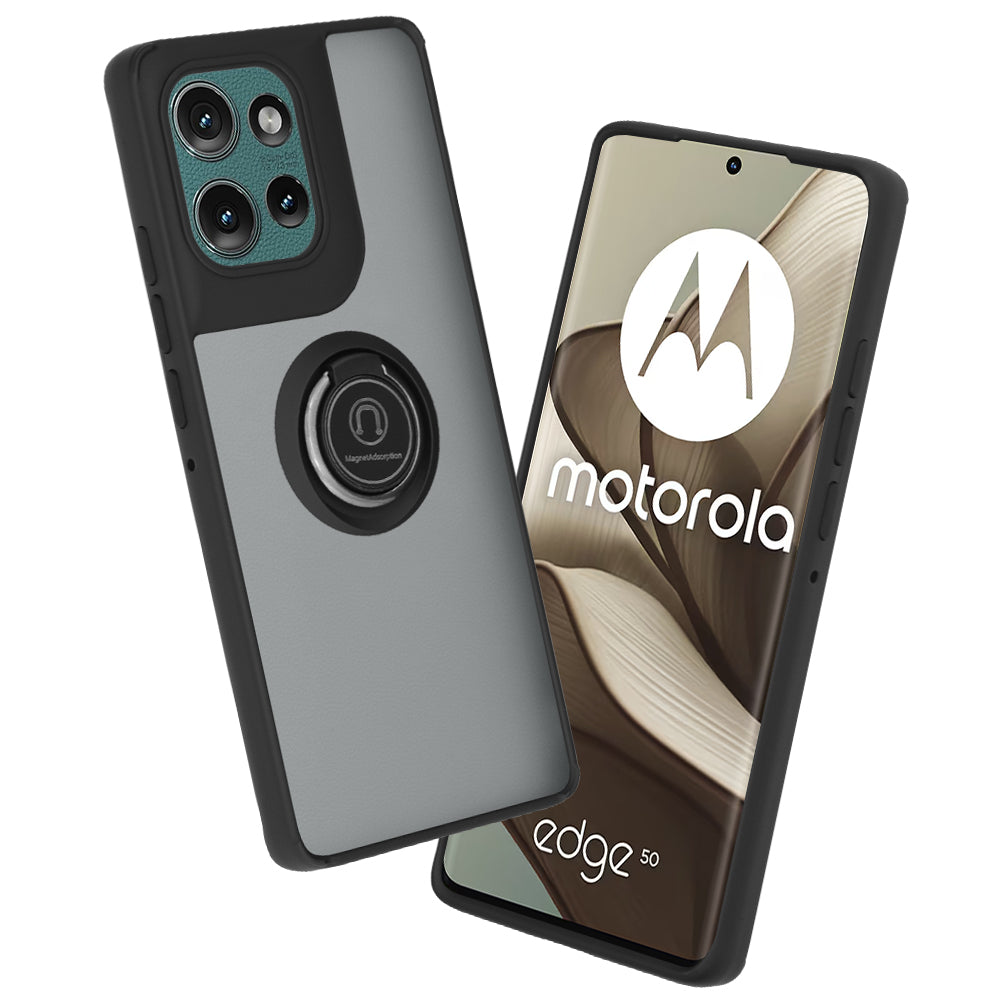 Funda para Motorola Edge 50, Techsuit, Glinth, Negra