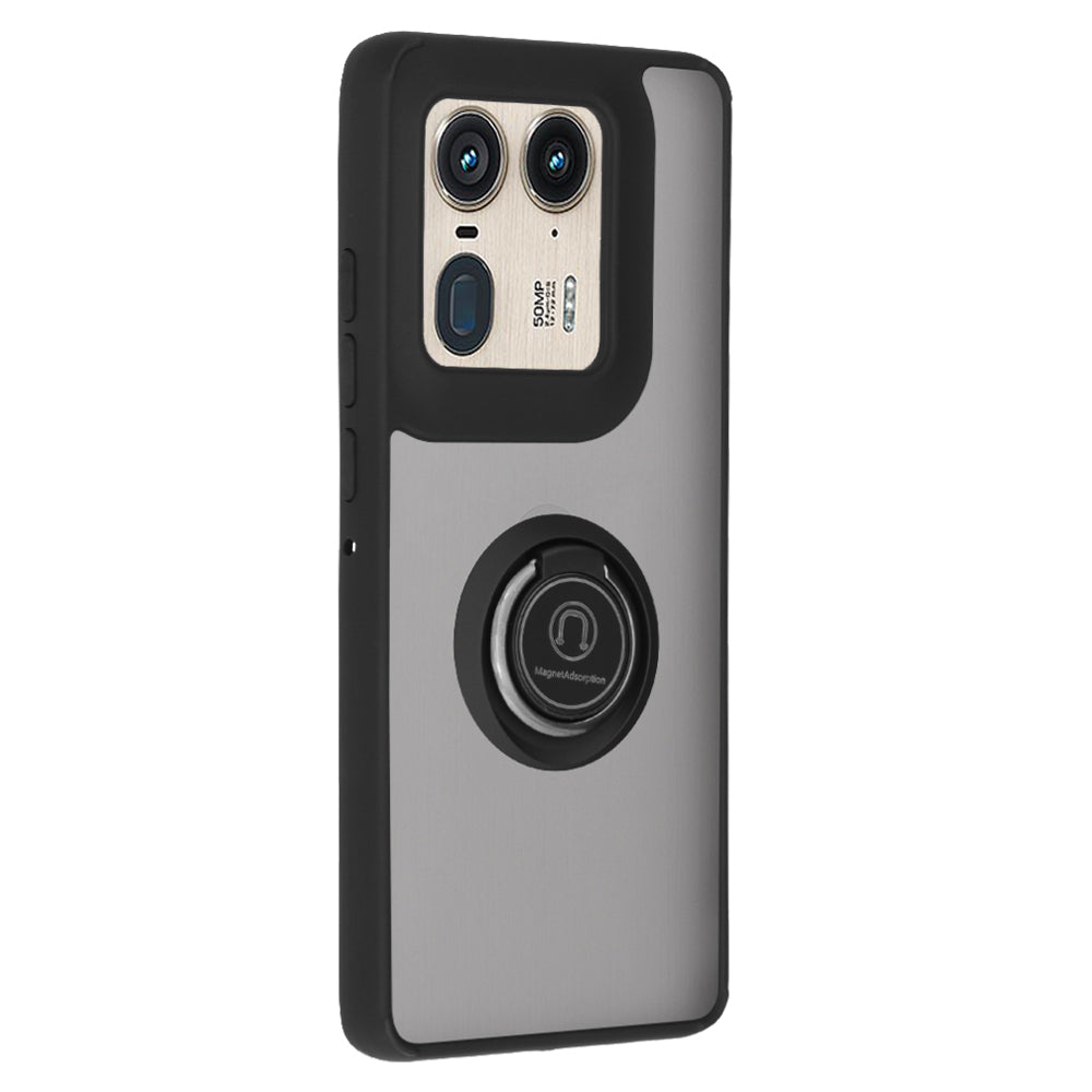 Funda para Motorola Edge 50 Ultra, Techsuit, Glinth, Negra
