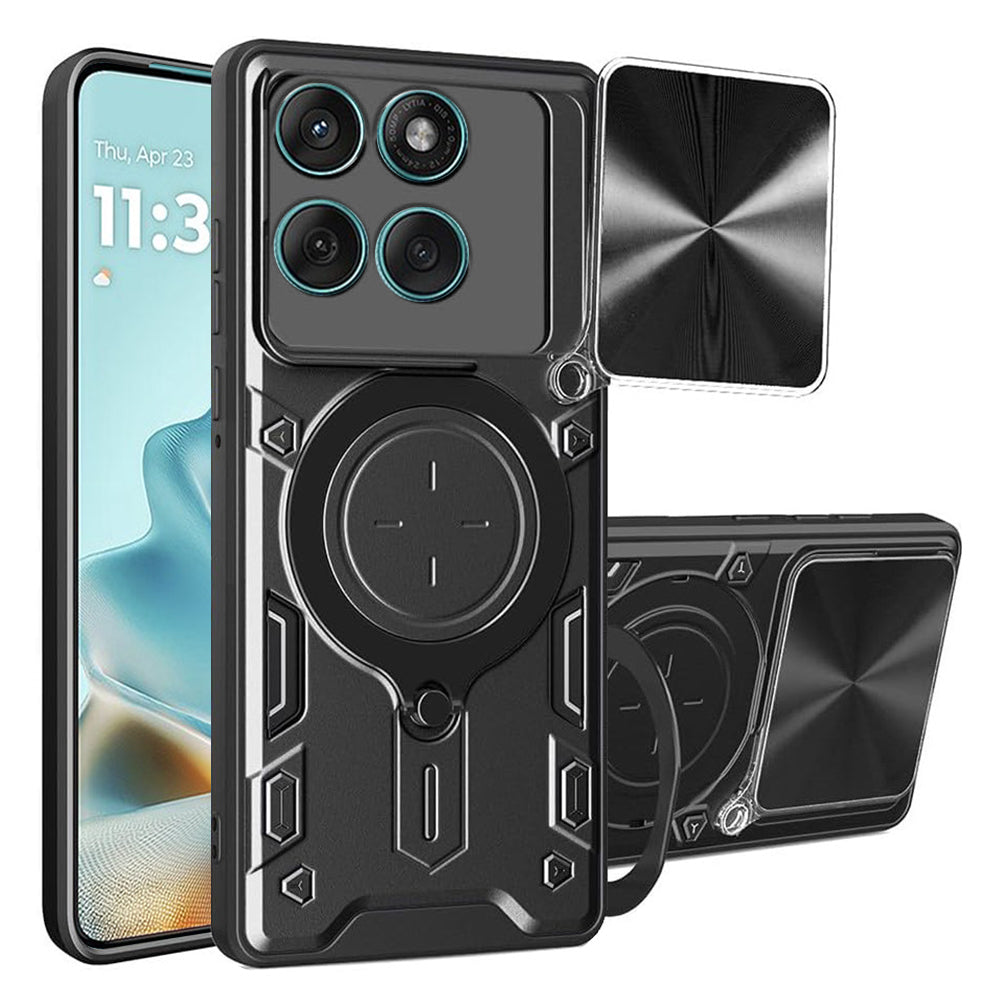 Funda para Motorola Edge 60 Fusion / Edge 60, Techsuit, CamGuard Pro, Negra