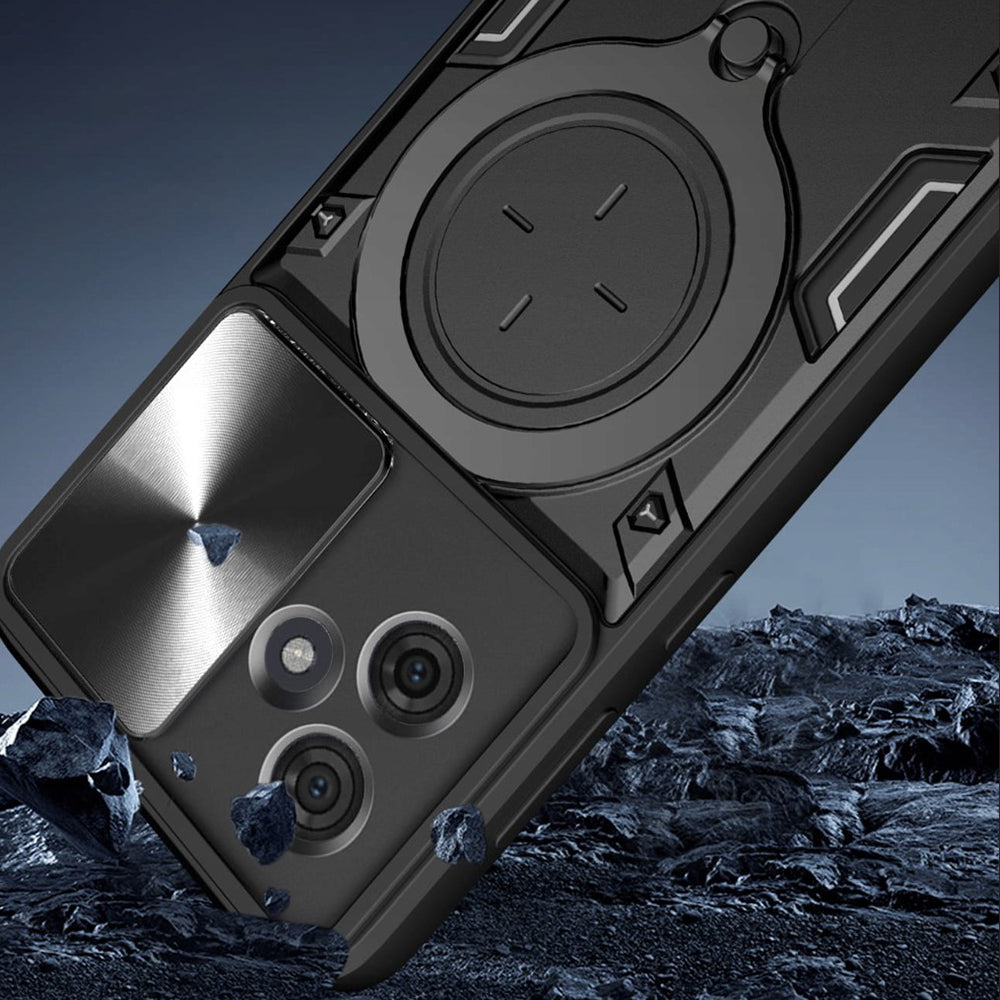 Funda para Motorola Edge 60 Fusion / Edge 60, Techsuit, CamGuard Pro, Negra